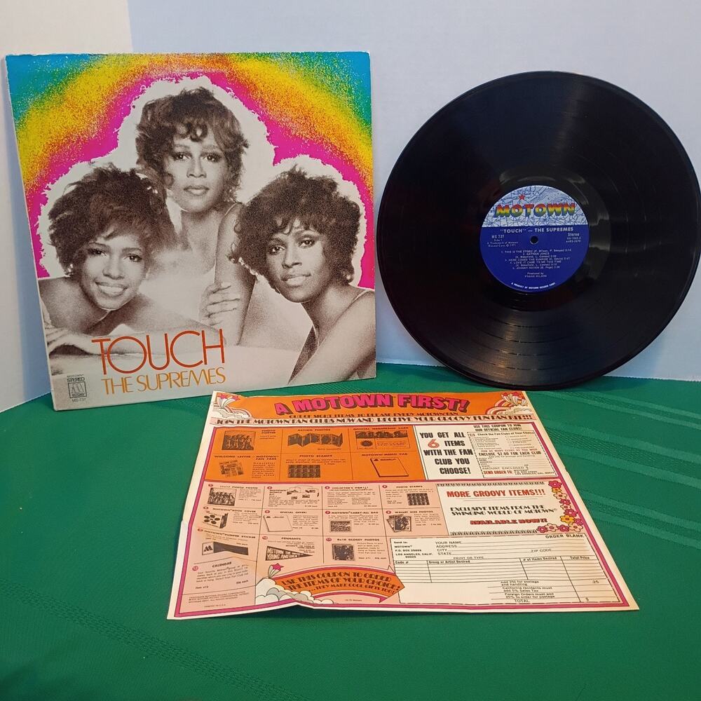 The Supremes - Touch (LP, Vinyl) 1971 Motown Funk Soul Promotional